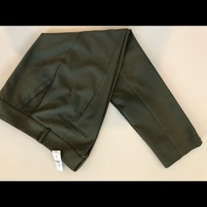 Olive Green curvy dress pants